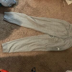 Grey Nike sweatpants